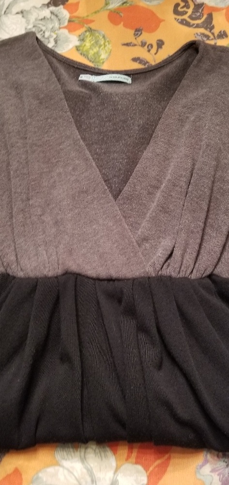 Maurice's,  size medium grey and black dress